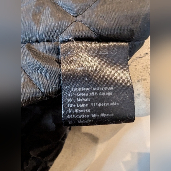 Leon and Harper, yellow Wool & Mohair duffle jacket Euro L - Picture 13 of 17